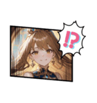 毎日美少女・ファンタジー9◆異世界AI女子（個別スタンプ：12）