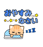毎日使えるあいさつ色々 #ネコナール4（個別スタンプ：11）