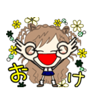 ルーズgirl❤︎日常/blue✖︎yellow（個別スタンプ：6）