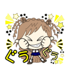 ルーズgirl❤︎日常/blue✖︎yellow（個別スタンプ：9）