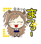 ルーズgirl❤︎日常/blue✖︎yellow（個別スタンプ：10）