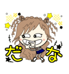 ルーズgirl❤︎日常/blue✖︎yellow（個別スタンプ：16）