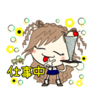 ルーズgirl❤︎日常/blue✖︎yellow（個別スタンプ：22）