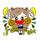 ルーズgirl❤︎日常/blue✖︎yellow（個別スタンプ：23）