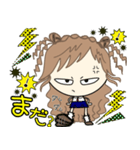 ルーズgirl❤︎日常/blue✖︎yellow（個別スタンプ：24）