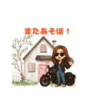 ツーリングガールズトーク（個別スタンプ：4）