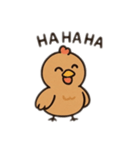 鶏の親子英語バージョン（個別スタンプ：3）
