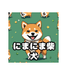 ニヒルな柴犬のランダム表情スタンプ（個別スタンプ：40）