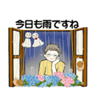シニアちゃん ♡ 梅雨〜初夏(改訂版）（個別スタンプ：5）