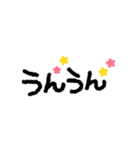 もこもこ手描きスタンプ（個別スタンプ：19）