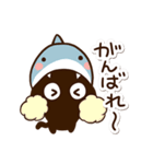 かわクロ＆ちびサメ（個別スタンプ：11）