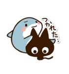 かわクロ＆ちびサメ（個別スタンプ：30）