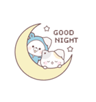 コラボ＊動く♪くまぽこ＆ぷにゃんこ（個別スタンプ：3）