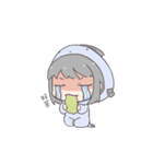 鯖子ちゃんの悩み（個別スタンプ：6）