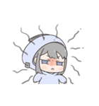 鯖子ちゃんの悩み（個別スタンプ：7）