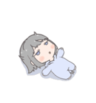 鯖子ちゃんの悩み（個別スタンプ：8）