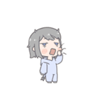 鯖子ちゃんの悩み（個別スタンプ：9）