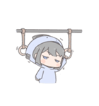 鯖子ちゃんの悩み（個別スタンプ：10）