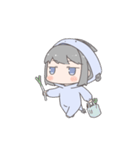 鯖子ちゃんの悩み（個別スタンプ：11）