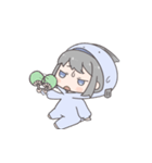 鯖子ちゃんの悩み（個別スタンプ：12）