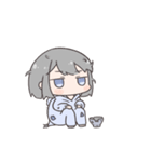 鯖子ちゃんの悩み（個別スタンプ：14）
