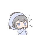 鯖子ちゃんの悩み（個別スタンプ：16）