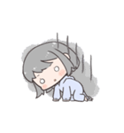 鯖子ちゃんの悩み（個別スタンプ：17）