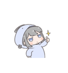 鯖子ちゃんの悩み（個別スタンプ：18）