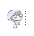 鯖子ちゃんの悩み（個別スタンプ：24）