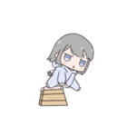 鯖子ちゃんの悩み（個別スタンプ：25）
