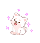 ホワイト柴犬「マランちゃん」は毎日楽しい（個別スタンプ：35）