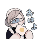 もっちり単眼ゆるスタンプ（個別スタンプ：19）