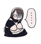 もっちり単眼ゆるスタンプ（個別スタンプ：21）