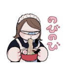 もっちり単眼ゆるスタンプ（個別スタンプ：24）