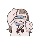 もっちり単眼ゆるスタンプ（個別スタンプ：31）