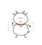 へんてこなヤギ（個別スタンプ：34）