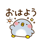 とびだす★青白ペンギン★ねことうさぎ入り（個別スタンプ：1）