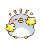 とびだす★青白ペンギン★ねことうさぎ入り（個別スタンプ：11）