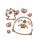 とびだす★青白ペンギン★ねことうさぎ入り（個別スタンプ：15）