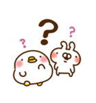とびだす★青白ペンギン★ねことうさぎ入り（個別スタンプ：19）