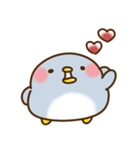 とびだす★青白ペンギン★ねことうさぎ入り（個別スタンプ：21）