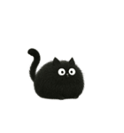 黒猫ニャ～ゴ（タイ版）（個別スタンプ：1）