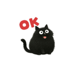 黒猫ニャ～ゴ（タイ版）（個別スタンプ：2）