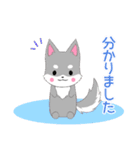 飛び出す！ちびハスキー15【敬語】（個別スタンプ：6）