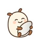 だらけてて、ゆるかわなニート虫（個別スタンプ：1）