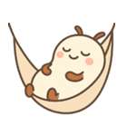 だらけてて、ゆるかわなニート虫（個別スタンプ：37）