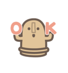 動く！ゆるいハニワ（個別スタンプ：4）