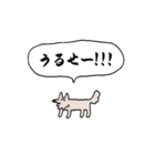 態度最悪犬（個別スタンプ：7）