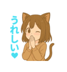 猫耳ガールのゆるかわスタンプ（個別スタンプ：28）