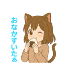 猫耳ガールのゆるかわスタンプ（個別スタンプ：32）